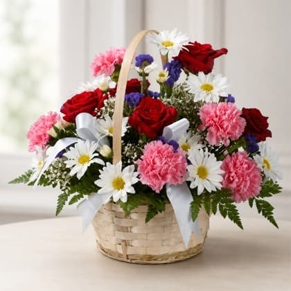 Pretty Basket Arrangement