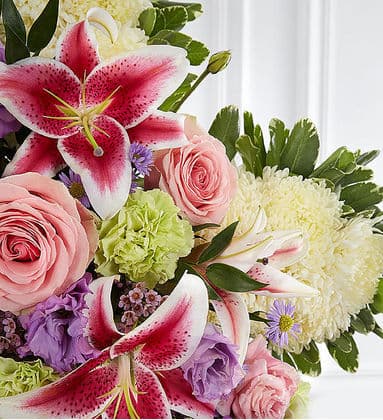 Exquisite Cross Standing Spray