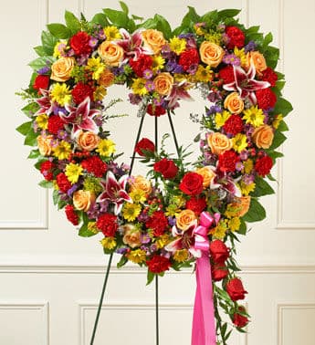 Ravishing Heart Wreath
