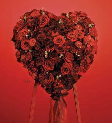 Ruby Red Rose Heart