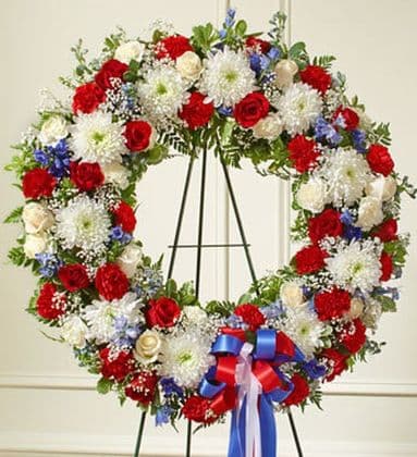 South of The Border Patriotic Wreath