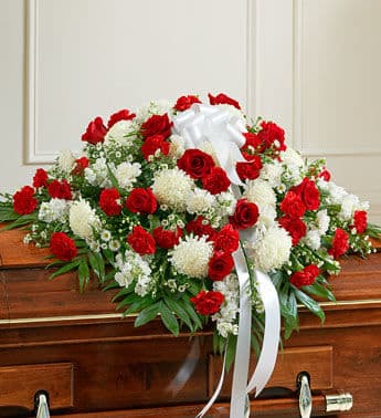 For The Patriot Casket Spray