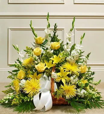 Joyful Yellows Basket