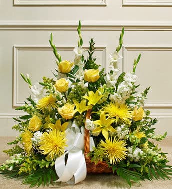 Joyful Yellows Basket