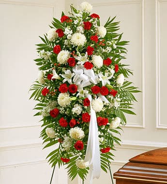 Carnation Combination Standing Spray
