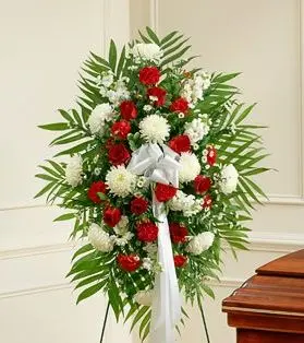 Carnation Combination Standing Spray