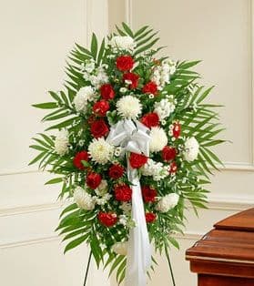 Carnation Combination Standing Spray
