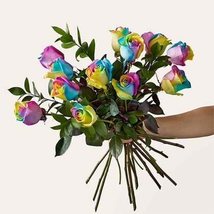 Rainbow Roses