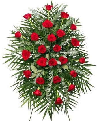 Red Rose Standing Spray