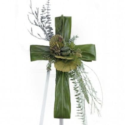 Glorious Green Funeral Flower Packege