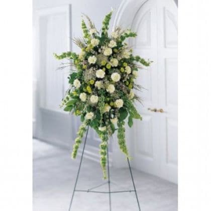 Glorious Green Funeral Flower Packege
