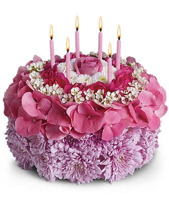Your Special Day Flower Cake