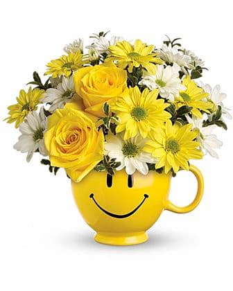 Teleflora's Be Happy Bouquet with Roses
