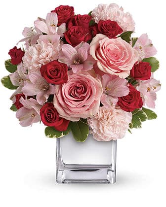 Teleflora's Love That Pink Bouquet with Roses