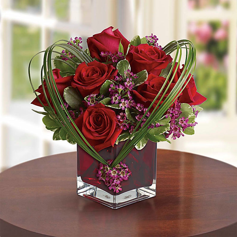Teleflora's Sweet Thoughts Bouquet with Red Roses