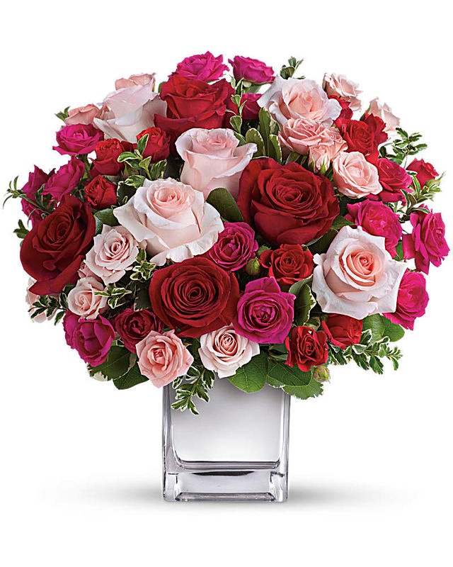 Teleflora's Love Medley Bouquet with Red Roses