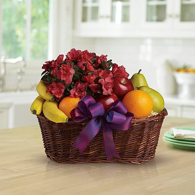 Fruits and Blooms Basket