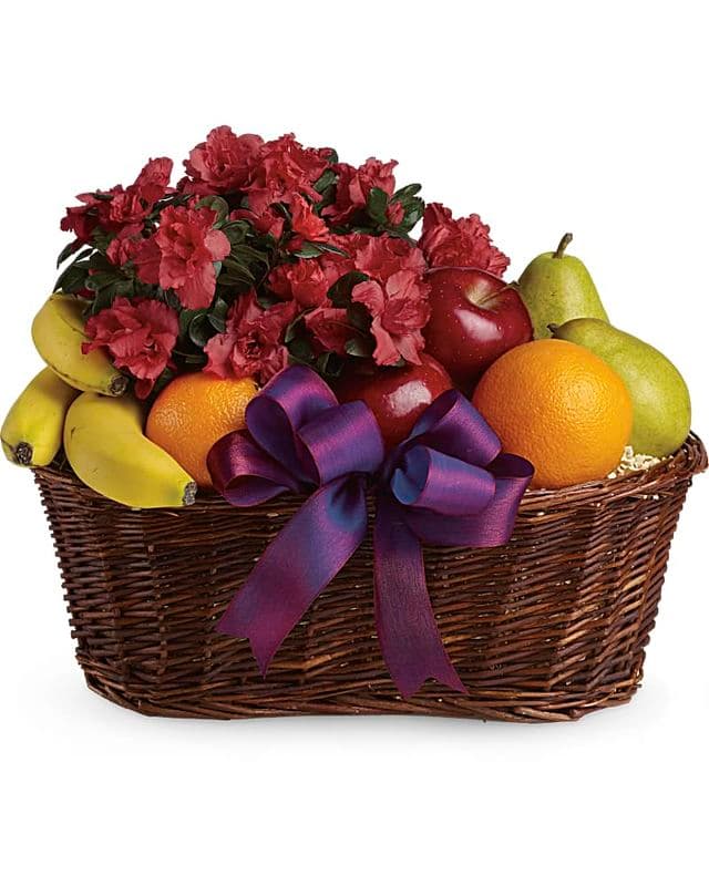 Fruits and Blooms Basket