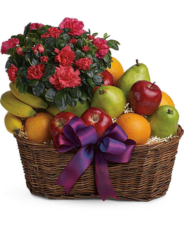 Fruits and Blooms Basket
