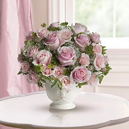 Teleflora's Parisian Pinks with Roses