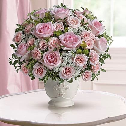 Teleflora's Parisian Pinks with Roses