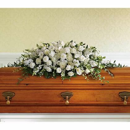 Purity and Peace Casket Spray