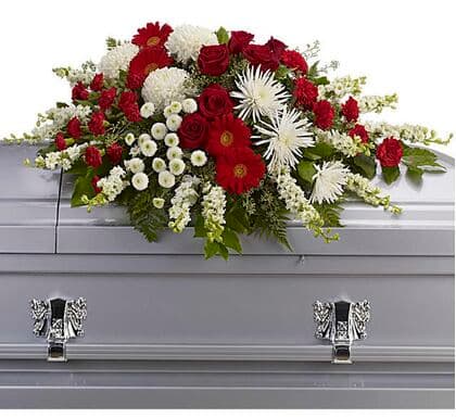 Strength and Wisdom Casket Spray