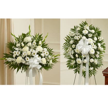 Divine Peace Funeral Package-White