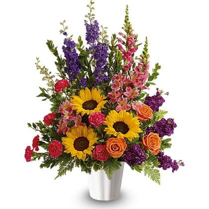 Teleflora's Hues Of Hope Bouquet