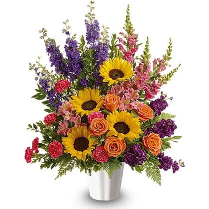 Teleflora's Hues Of Hope Bouquet