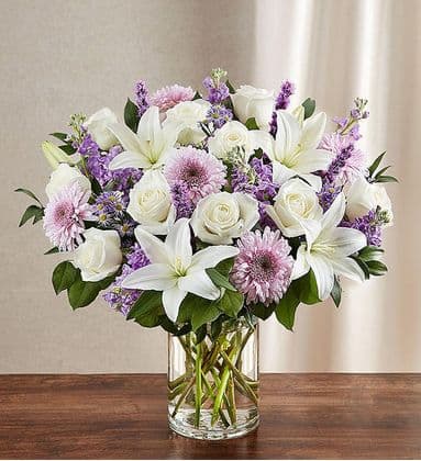 Lavender and White Elegancy Flowers
