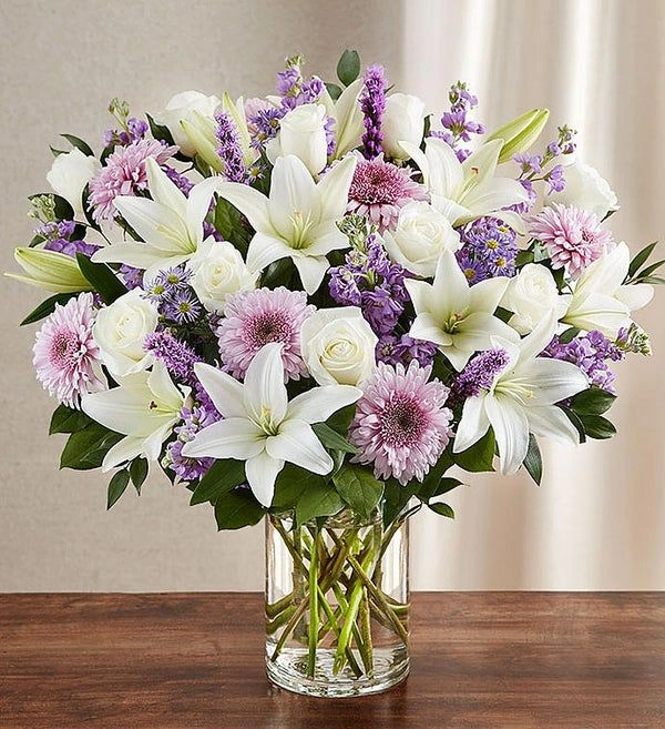 Lavender and White Elegancy Flowers