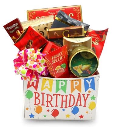 Happy Birthday Snacks Chocolate Wishes