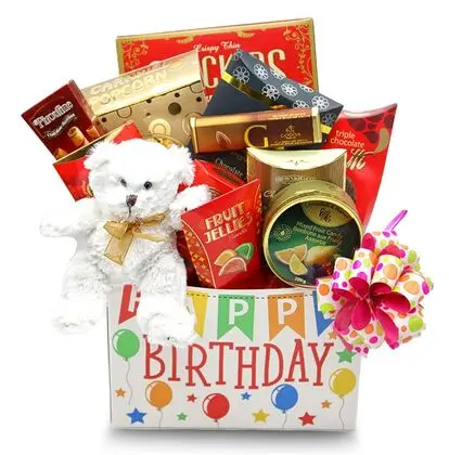 Happy Birthday Snacks Chocolate Wishes