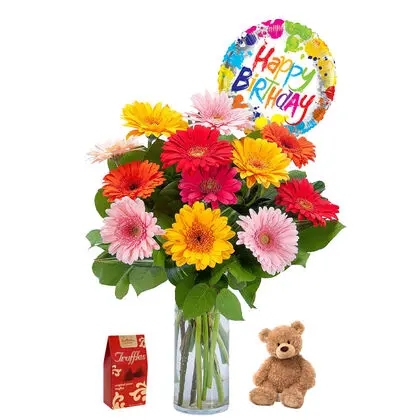 Playful Birthday Gerbera