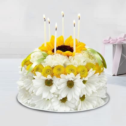 Sunny Birthday Cake