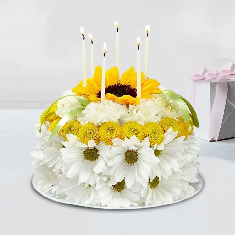 Sunny Birthday Cake