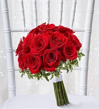 Red Rose Bridal Bouquet