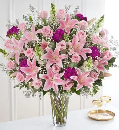 Amazing Anniversary Flower Surprise
