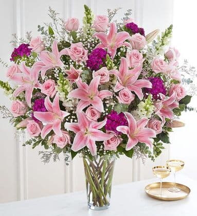 Amazing Anniversary Flower Surprise