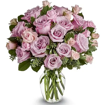 Lavender Moonlight Roses Bouquet