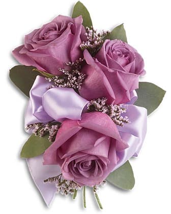 Lavender Rose Wrist Corsage