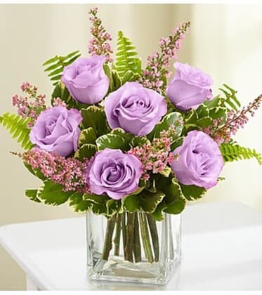 Simply Enchanting Purple Roses
