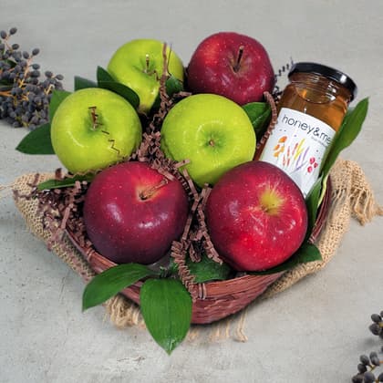 Apple and Honey Gift Basket