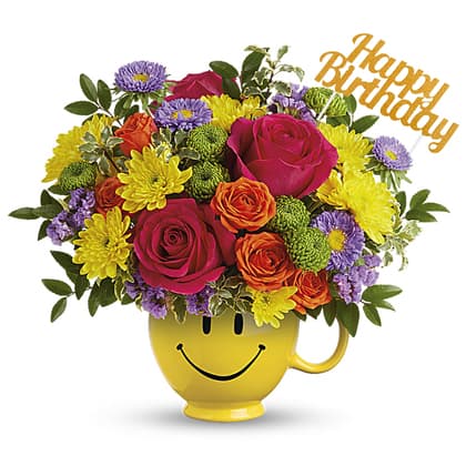 Happy Birthday Smiles Mug