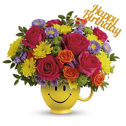 Happy Birthday Smiles Mug