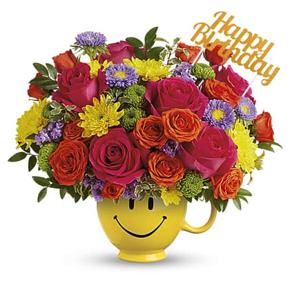 Happy Birthday Smiles Mug