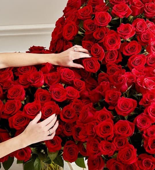 Premium Passion 300 Long Stem Red Roses