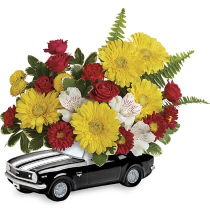 Teleflora's '67 Chevy Camaro Bouquet