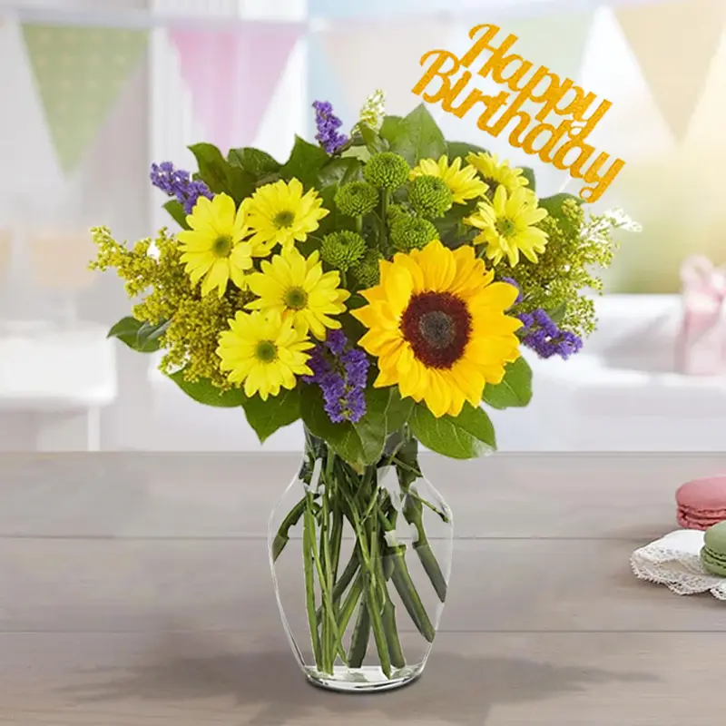 August Birthday Sunflower Party